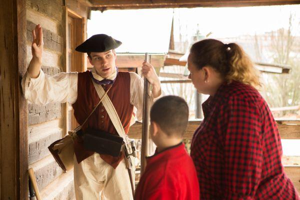 Living History Interpreter during our free Family Day