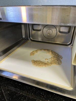 Baked in oatmeal in microwave