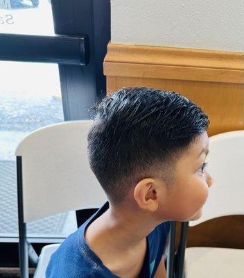 Perfect Asian haircut! Right side view!