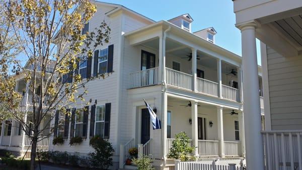 Single-Family Residential architecture ("Nowell" plan) in Tributary development in Mt. Pleasant, South Carolina.