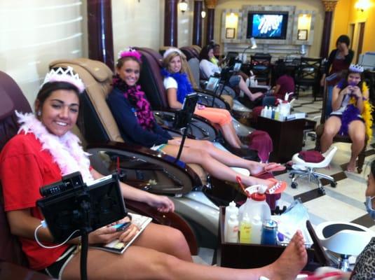 IPADs on all our pedicure chair