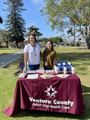 Outreach staff visited the Downtown Oxnard Farmers Market