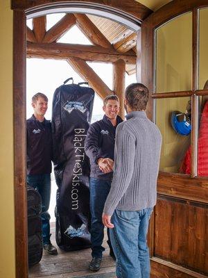 Black Tie Ski Rentals come right to your door!