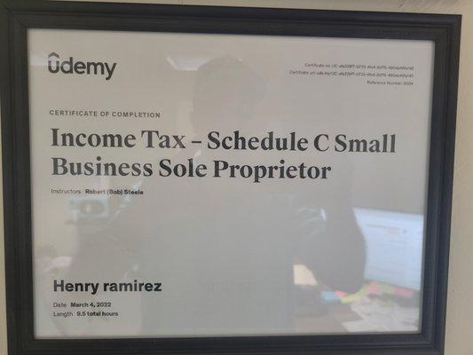 Business Tax course on Small business and schedule C, 940, 941, 1120, and 1120S, Corporations, Also on Pennsylvania Sales Tax