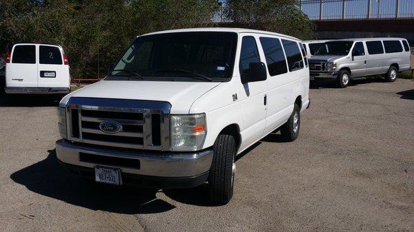 Ford and Chevrolet 15 Passenger Vans