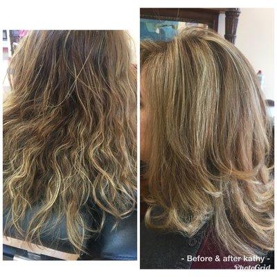 Before and after by Kathy.