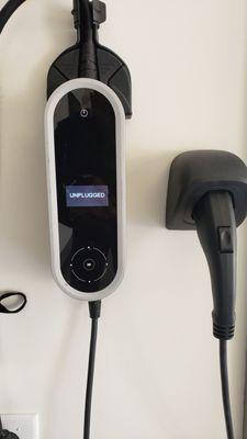 New Porsche electric car charger installation