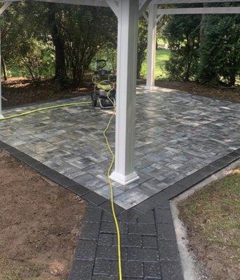 New patio, gray and charcoal three sizes