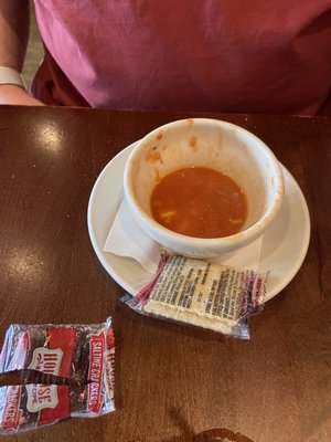 It was Manhattan Clam Chowder