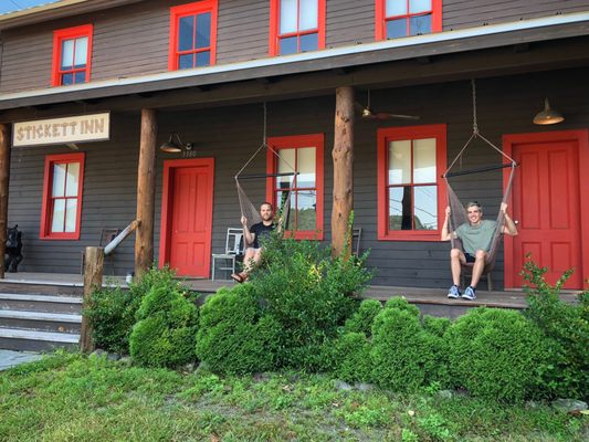 Front porch of the Inn