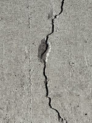 Cracked foundation