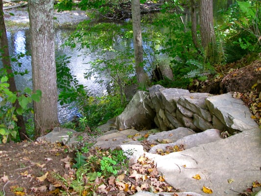 Walk down to the river in your backyard.(Great trout fishing)