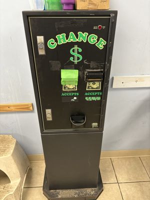 Change machine