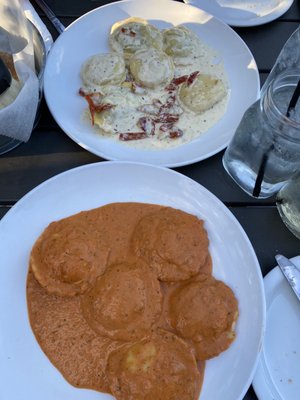 Mushroom Ravioli & Lobster Ravioli