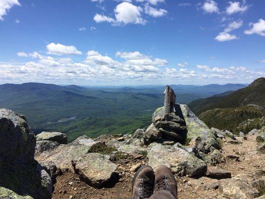 Lunch break on top of Bigelow Mt.