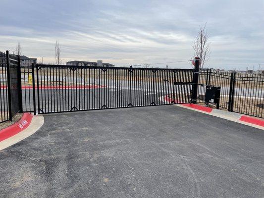 24' automatic gate