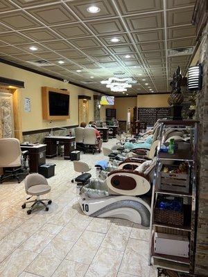 Inside nail studio