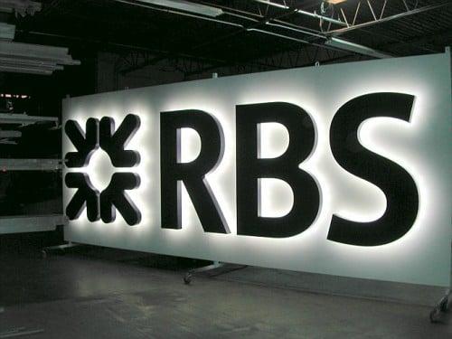 Royal Bank of Scotland - LED Halo Lit Letters