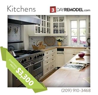 Kitchen remodeling starting at only $3,300!