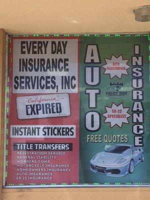 Registration stickers, Title transfers Instant Stickers or license plates