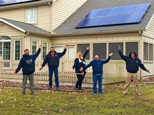 Bloomington, Illinois Solar Array - 8.25 Kilowatt (KW) Roof-Mounted System