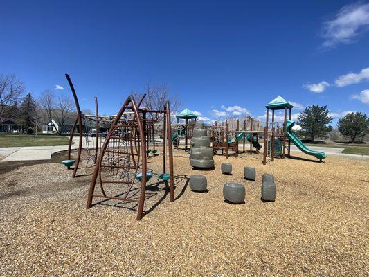 Different view of one of the playgrounds.