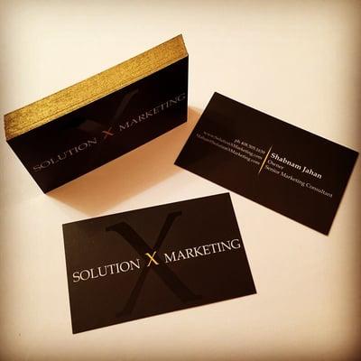 We create and print custom business cards in addition to all other print needs.