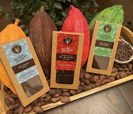 Vegan, organic, single origin chocolate   and cocoa products.