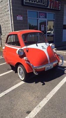 We work on some awesome cars! 1959 BMW Isetta