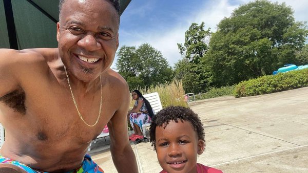 Summer fun with my grandson!