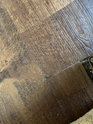 Flooring defects