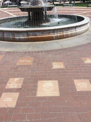 some context.  the memorial is set next to the fountain in front of the Riviera Lakefront Facility, 812 Wrigley Drive