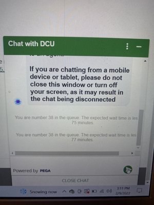 Notice wait time for online help! So phone is 4 hours and online chat is over an hour! Customer service is horrible!!