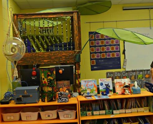 Sneak peek of the SPS Kindergarten favorite spot - The Reading Loft!