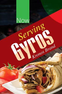 Kronos Gyros and Chester's chicken.