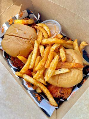 2 Nashville Sliders with Fries