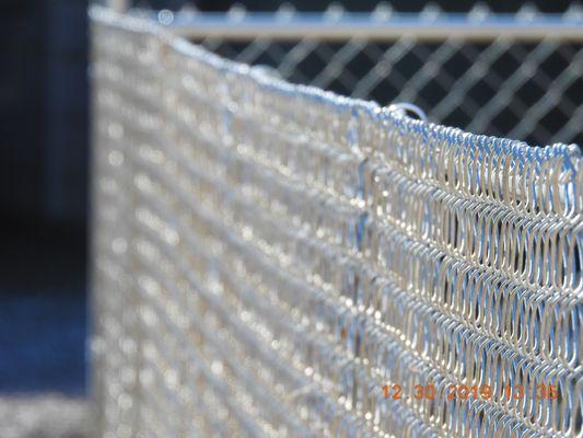 4' Galvanized chain link fence