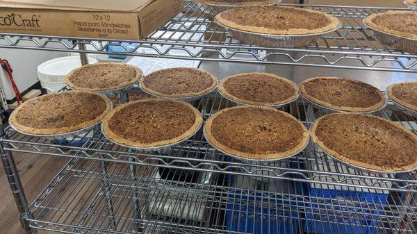 Gluten-free Pecan pies