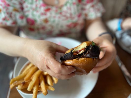 Portobello burger