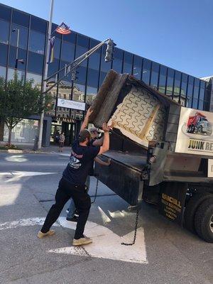 Need furniture hauled away? We are here to help!