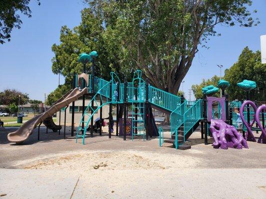 The main playground play area