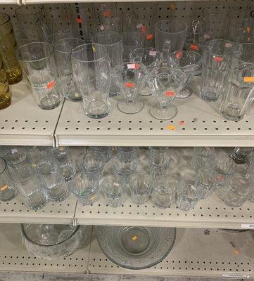 Tons of glasses!