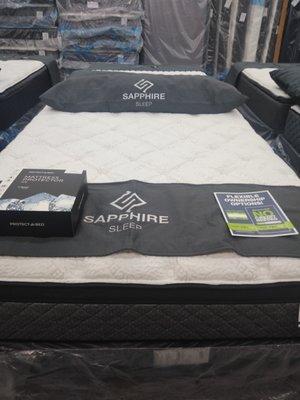 Sapphire Sleep Eurotop Pillowtop for Sale