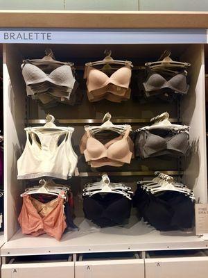 Bras in all sizes and colors @ Gap