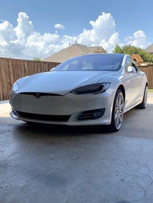 Tesla Model S ceramic coated