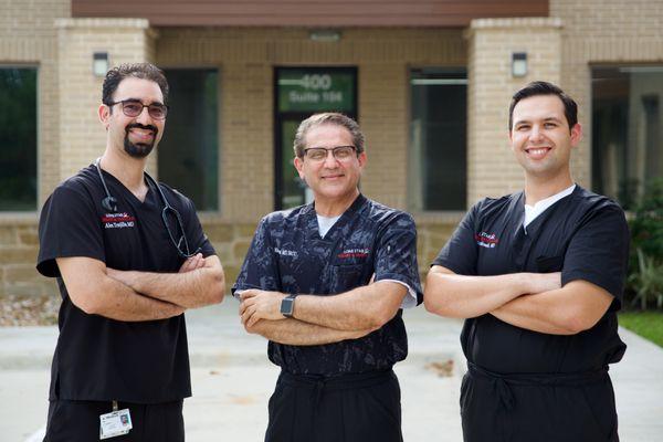 Dr. Trujillo, Dr. Khan, and Dr. Napierkowski