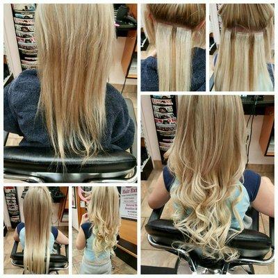 Seamless Tape-in Hair Extensions by Cristina!