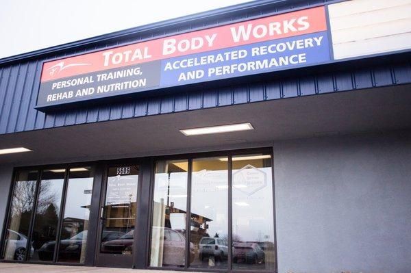 We are located inside Total Body Works Personal training