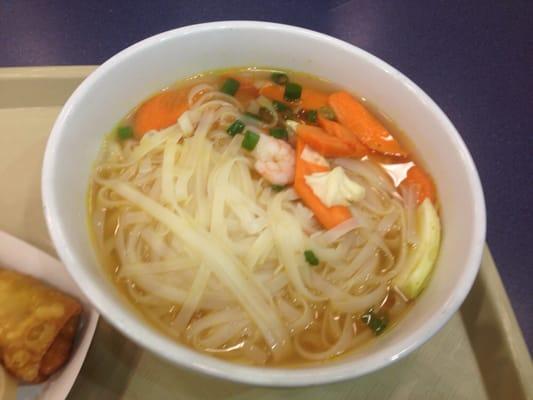 Thai seafood noodle soup