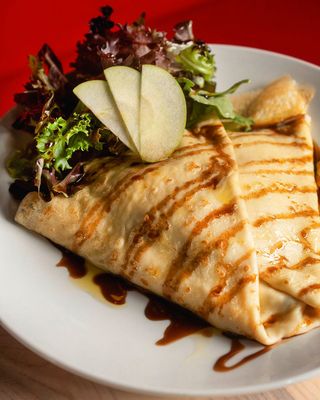 Turkey, Apple, and Brie Crêpe